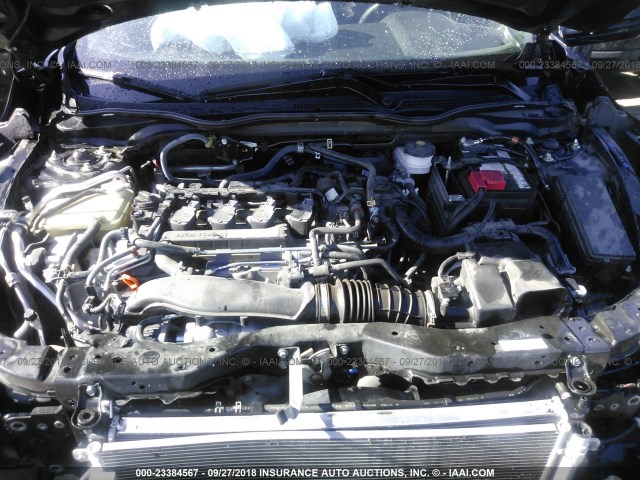 SHHFK7H76HU200908 - 2017 HONDA CIVIC EXL 黑色 照片 10