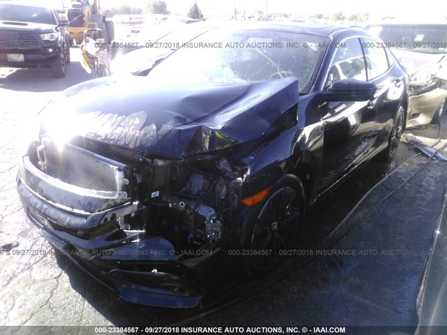 SHHFK7H76HU200908 - 2017 HONDA CIVIC EXL 黑色 照片 2