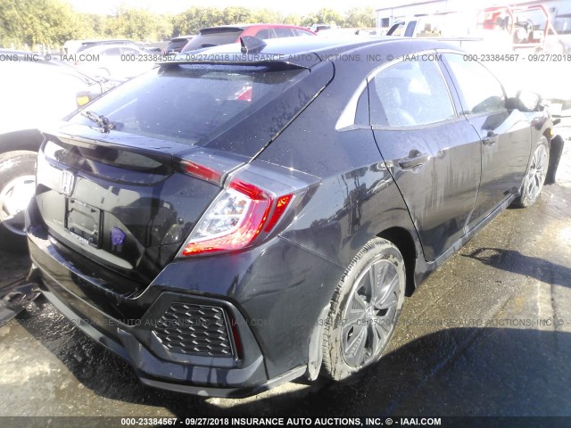 SHHFK7H76HU200908 - 2017 HONDA CIVIC EXL 黑色 照片 4