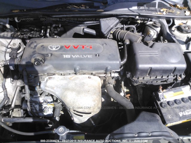 4T1BE32K73U182279 - 2003 TOYOTA CAMRY LE/XLE/SE SILVER photo 10