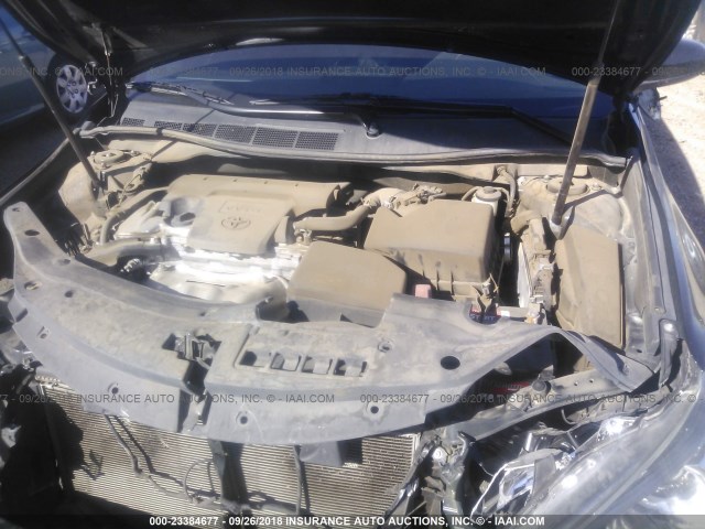 4T1BF1FK2FU031396 - 2015 TOYOTA CAMRY LE/XLE/SE/XSE Dark Blue photo 10