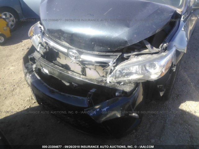 4T1BF1FK2FU031396 - 2015 TOYOTA CAMRY LE/XLE/SE/XSE Dark Blue photo 6