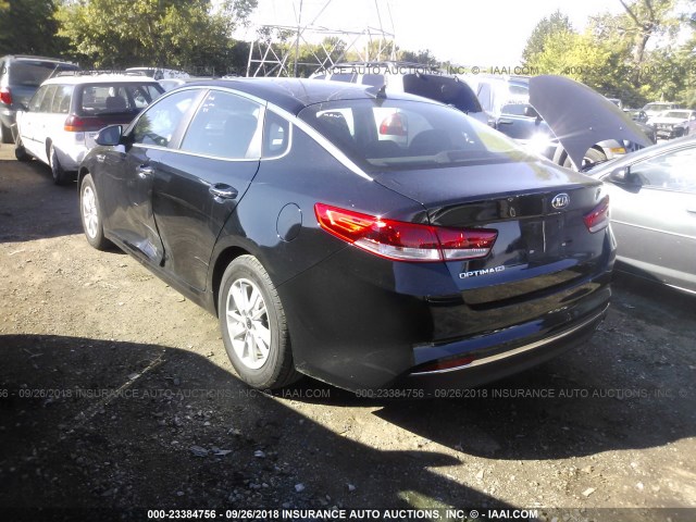 5XXGT4L33JG249685 - 2018 KIA OPTIMA LX/S BLACK photo 3