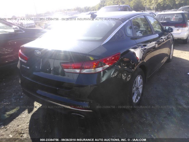 5XXGT4L33JG249685 - 2018 KIA OPTIMA LX/S BLACK photo 4