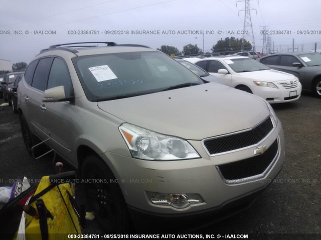 1GNKRGED4BJ183443 - 2011 CHEVROLET TRAVERSE LT BEIGE photo 1