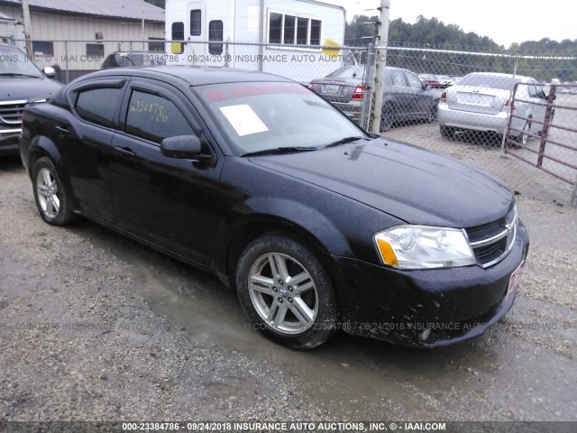 1B3CC5FB2AN177066 - 2010 DODGE AVENGER R/T BLACK photo 1