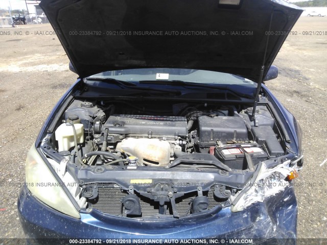 4T1BE32K04U311884 - 2004 TOYOTA CAMRY LE/XLE/SE 深蓝色 照片 10