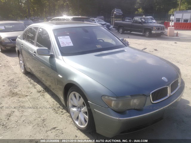 WBAGN63564DS53507 - 2004 BMW 745 LI BLUE photo 1