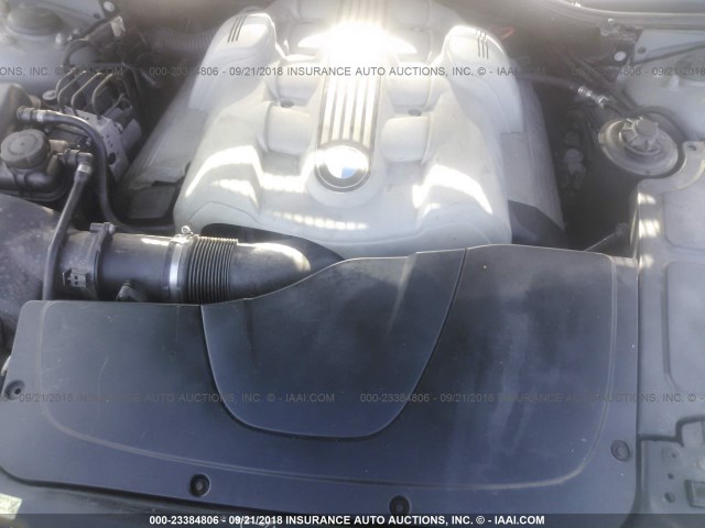WBAGN63564DS53507 - 2004 BMW 745 LI Синий фото 10
