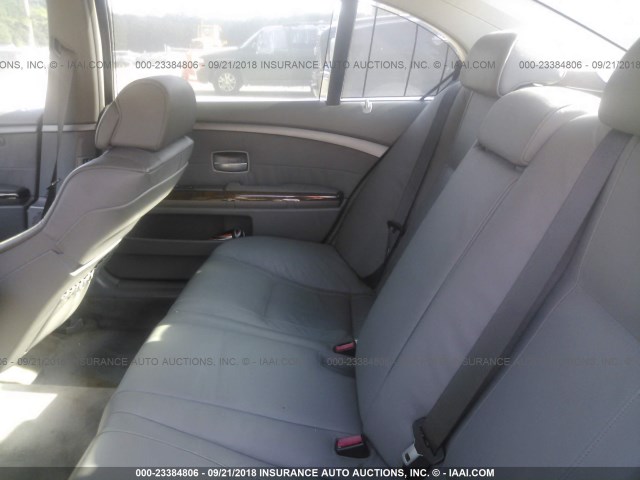 WBAGN63564DS53507 - 2004 BMW 745 LI Синий фото 8