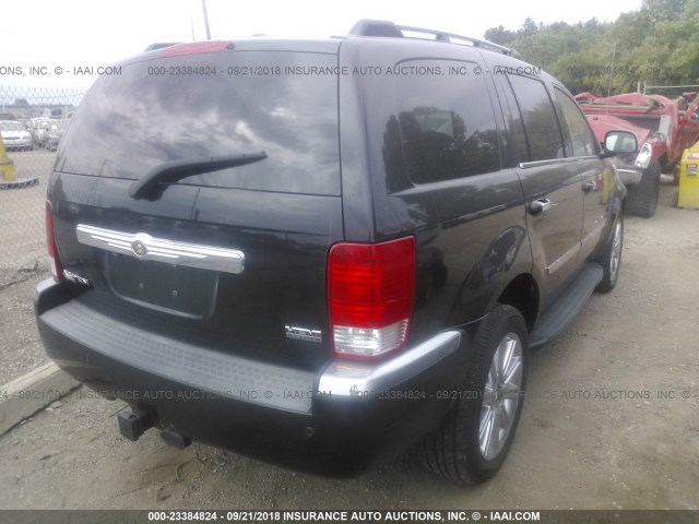 1A8HW58258F138817 - 2008 CHRYSLER ASPEN LIMITED BLACK photo 4