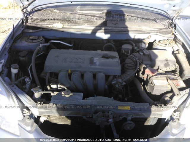 2T1KR32EX4C216698 - 2004 TOYOTA COROLLA MATRIX XR Light Blue photo 10