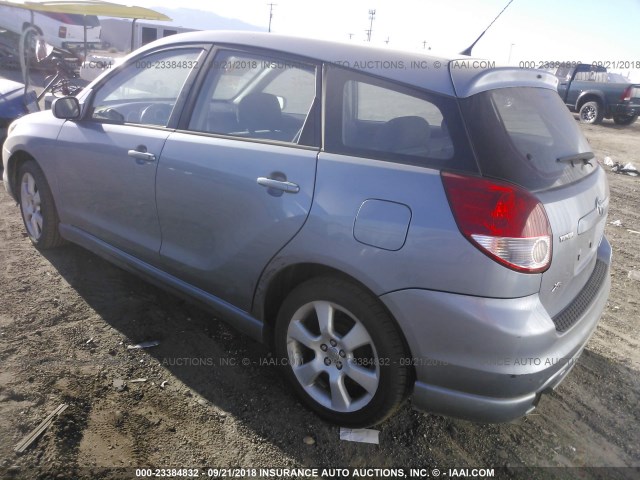 2T1KR32EX4C216698 - 2004 TOYOTA COROLLA MATRIX XR Light Blue photo 3