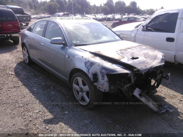 WAUDH74F98N061165 - 2008 AUDI A6 3.2 QUATTRO GRAY photo 1