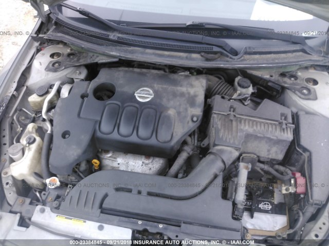 1N4AL24E38C260745 - 2008 NISSAN ALTIMA 2.5S GRAY photo 10