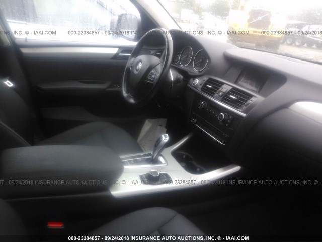 5UXWX9C52D0A27872 - 2013 BMW X3 XDRIVE28I BLUE photo 5