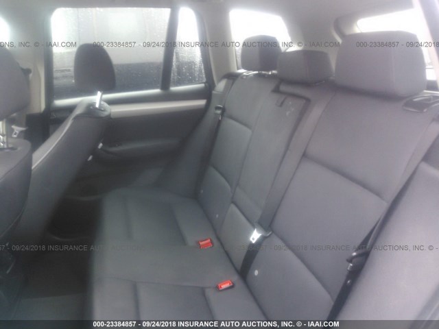5UXWX9C52D0A27872 - 2013 BMW X3 XDRIVE28I BLUE photo 8