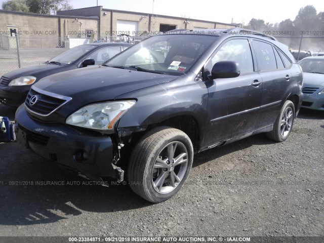 JTJHW31U560006306 - 2006 LEXUS RX 400 BLUE photo 2