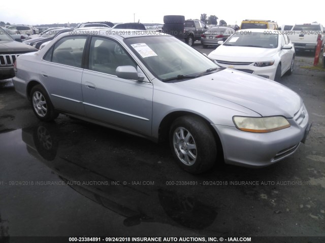 1HGCG66892A149160 - 2002 HONDA ACCORD EX/SE SILVER photo 1