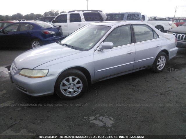 1HGCG66892A149160 - 2002 HONDA ACCORD EX/SE SILVER photo 2