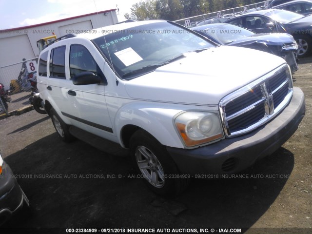 1D4HD38N55F514362 - 2005 DODGE DURANGO ST WHITE photo 1