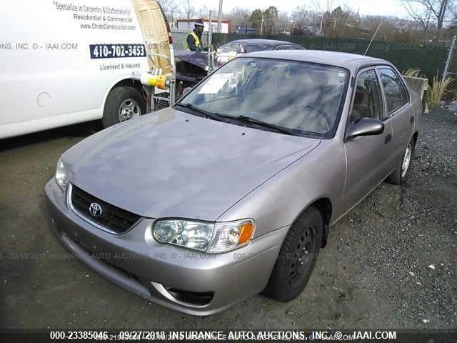 2T1BR12E01C402234 - 2001 TOYOTA COROLLA CE/LE/S TAN photo 2