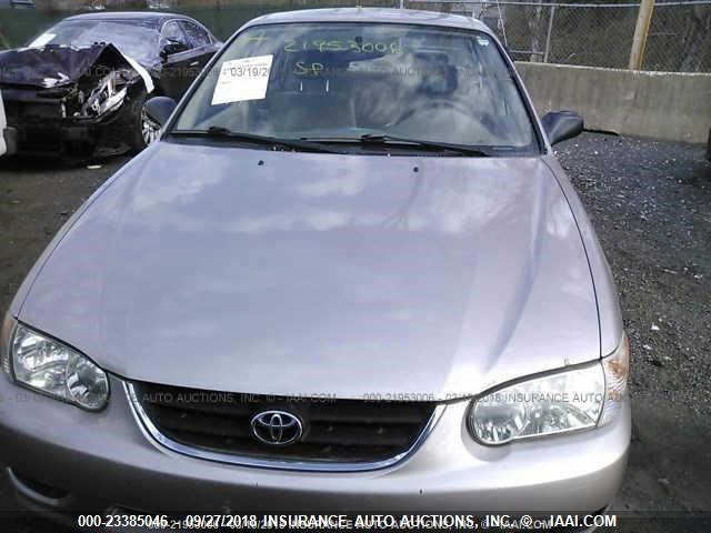 2T1BR12E01C402234 - 2001 TOYOTA COROLLA CE/LE/S TAN photo 6