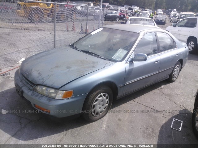 1HGCD5639RA187666 - 1994 HONDA ACCORD LX/EX BLUE photo 2