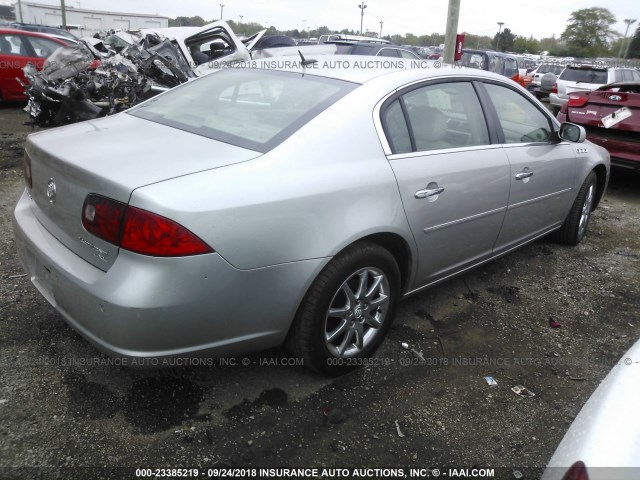 1G4HD57286U212167 - 2006 BUICK LUCERNE CXL SILVER photo 4