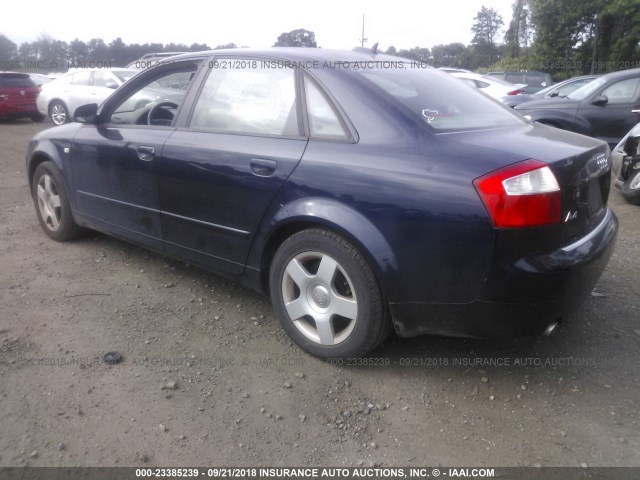 WAULC68E15A078826 - 2005 AUDI A4 1.8T QUATTRO/SPECIAL BLUE photo 3