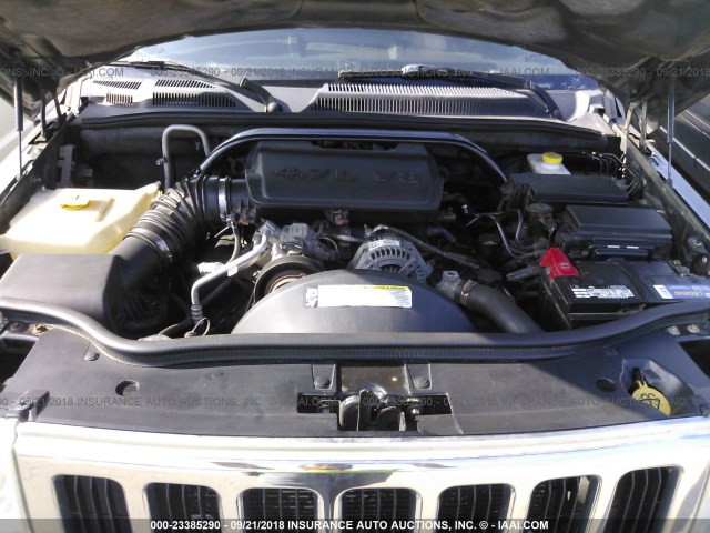 1J8HG48N98C128388 - 2008 JEEP COMMANDER SPORT ნაცრისფერი ფოტო 10