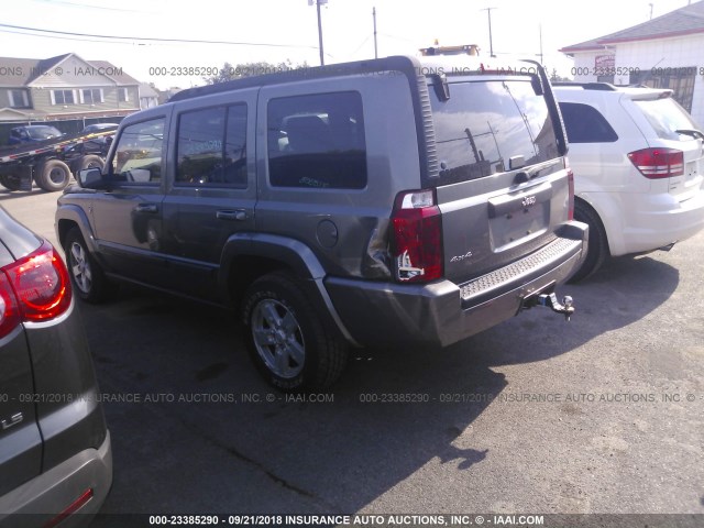 1J8HG48N98C128388 - 2008 JEEP COMMANDER SPORT GRAY photo 3