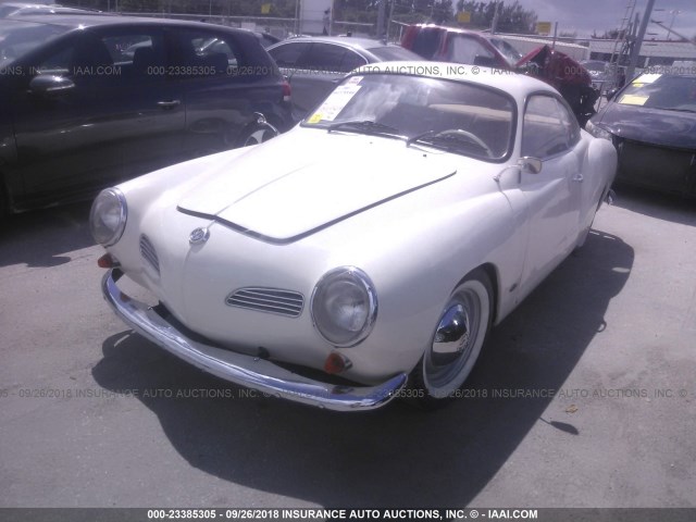 2633288 - 1958 VOLKSWAGEN KARMANN GHIA  WHITE photo 2