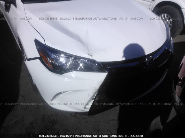 4T1BF1FK3HU756458 - 2017 TOYOTA CAMRY LE/XLE/SE/XSE 白色 照片 6