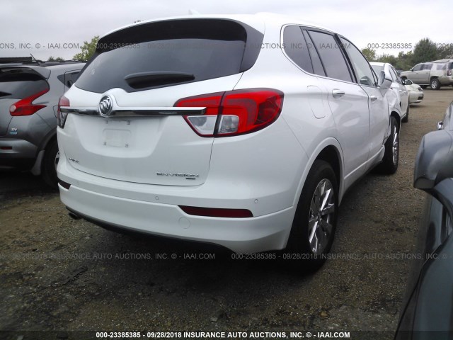 LRBFX2SAXJD084182 - 2018 BUICK ENVISION ESSENCE WHITE photo 4