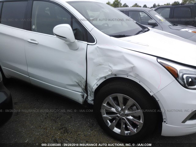 LRBFX2SAXJD084182 - 2018 BUICK ENVISION ESSENCE თეთრი ფოტო 6