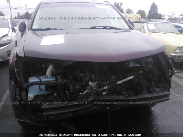 2HNYD28619H528869 - 2009 ACURA MDX TECHNOLOGY MAROON photo 6
