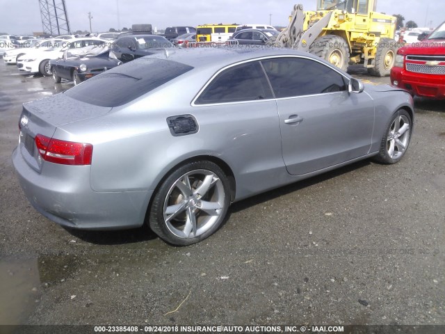 WAULFAFR1AA004218 - 2010 AUDI A5 PREMIUM PLUS GRAY photo 4