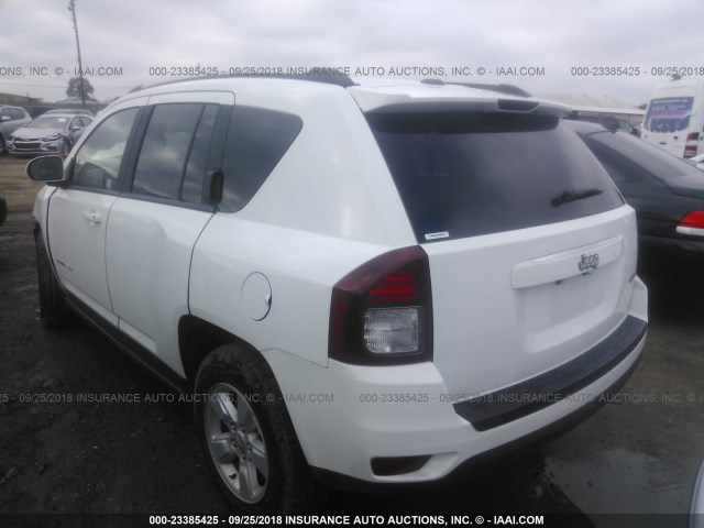 1C4NJCEA6GD789764 - 2016 JEEP COMPASS LATITUDE 白色 照片 3
