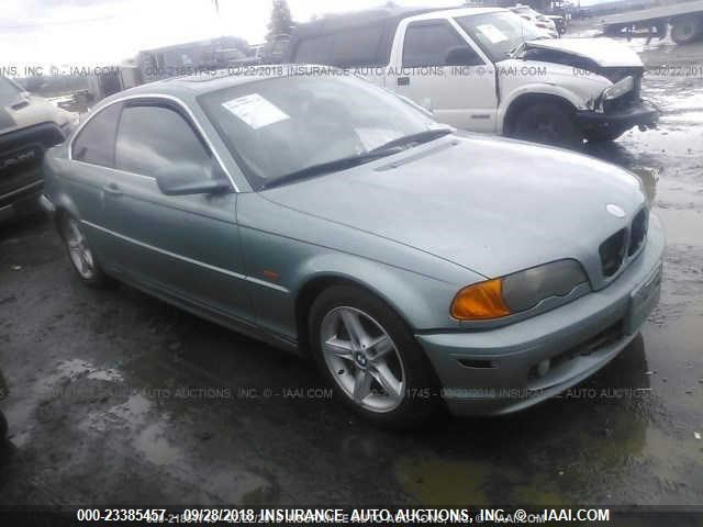 WBABN33481JW57924 - 2001 BMW 325 CI GREEN photo 1