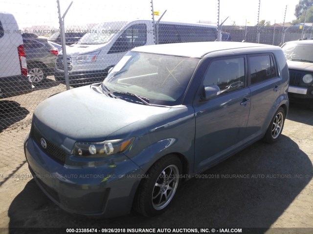JTLKE50E681024171 - 2008 TOYOTA SCION XB Жасыл фото 2
