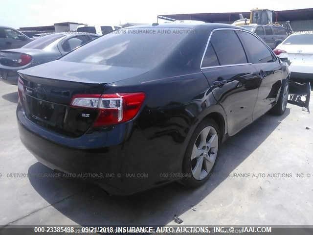 4T1BF1FK7CU178468 - 2012 TOYOTA CAMRY SE/LE/XLE შავი ფოტო 4