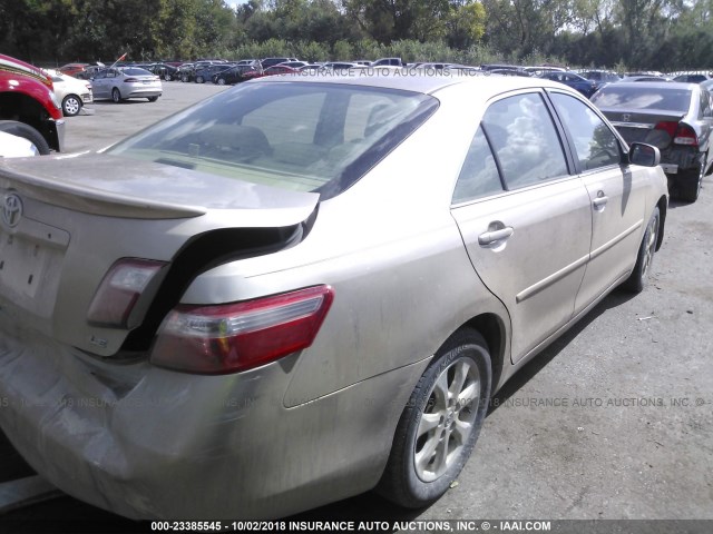 JTNBE46K073067891 - 2007 TOYOTA CAMRY NEW GENERAT CE/LE/XLE/SE TAN photo 4