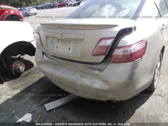 JTNBE46K073067891 - 2007 TOYOTA CAMRY NEW GENERAT CE/LE/XLE/SE TAN photo 6