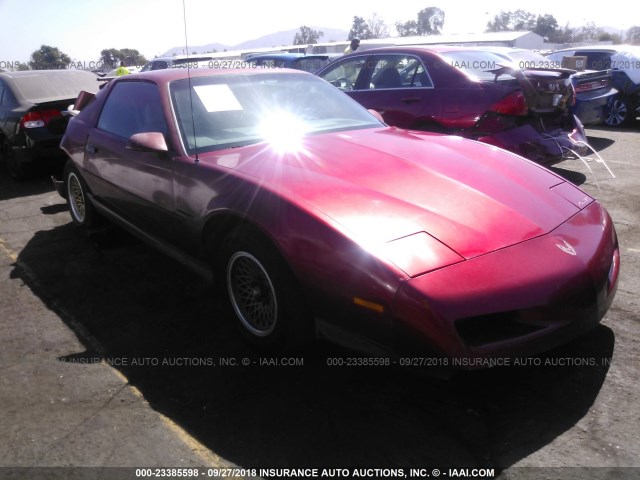 1G2FS23T4NL219849 - 1992 PONTIAC FIREBIRD 勃艮第红 照片 1