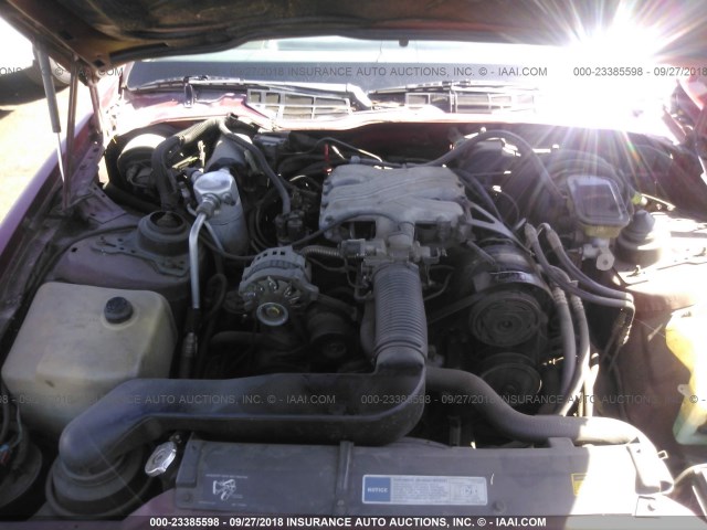1G2FS23T4NL219849 - 1992 PONTIAC FIREBIRD 勃艮第红 照片 10