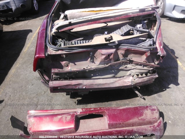 1G2FS23T4NL219849 - 1992 PONTIAC FIREBIRD 勃艮第红 照片 6