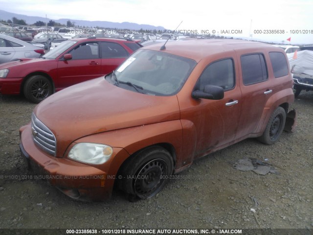 3GNDA13D67S531541 - 2007 CHEVROLET HHR LS ORANGE photo 2