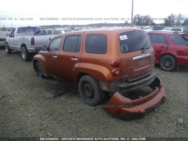 3GNDA13D67S531541 - 2007 CHEVROLET HHR LS ORANGE photo 3