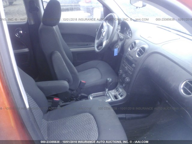 3GNDA13D67S531541 - 2007 CHEVROLET HHR LS Naranja foto 5